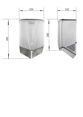 Высокоскоростная электросушилка для рук BXG-JET-5700A